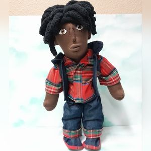 Unique Boy Doll Denim Outfit NWT Size:OS Handmade